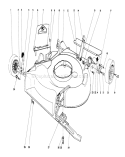 Housing Assembly Diagram and Parts List for 16575 6000001-6999999 - 1986 Toro Lawn Mower