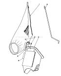 Bagging Kit No. 47-6510 Diagram and Parts List for 16575 7000001-7999999 - 1987 Toro Lawn Mower