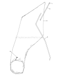 Giant Bagging Kit Diagram and Parts List for 16575 8012679-8999999 - 1988 Toro Lawn Mower