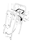 Handle Assembly Diagram and Parts List for 16575 8012679-8999999 - 1988 Toro Lawn Mower