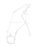 Giant Bagging Kit Diagram and Parts List for 16575 0000001-0999999 - 1990 Toro Lawn Mower