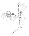 Brake Assembly Diagram and Parts List for 16580 3000001-3999999 - 1983 Toro Lawn Mower