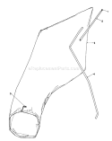 Giant Bagging Kit Diagram and Parts List for 16580 3000001-3999999 - 1983 Toro Lawn Mower