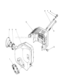 Muffler Assembly Diagram and Parts List for 16585C 9000001-9999999 - 1989 Toro Lawn Mower