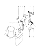 Brake Assembly Diagram and Parts List for 16585C 9000001-9999999 - 1989 Toro Lawn Mower