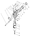Carburetor Assembly Diagram and Parts List for 16585 1000001-1999999 - 1991 Toro Lawn Mower