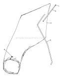 Giant Bagging Kit Diagram and Parts List for 16585 1000001-1999999 - 1991 Toro Lawn Mower