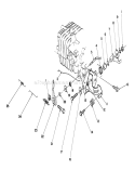 Governor Assembly Diagram and Parts List for 16585 5000001-5999999 - 1985 Toro Lawn Mower