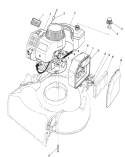 Engine Diagram and Parts List for 16585 6000001-6999999 - 1986 Toro Lawn Mower