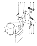 Brake Assembly Diagram and Parts List for 16585 7000001-7999999 - 1987 Toro Lawn Mower