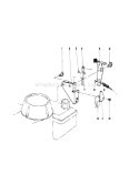 Brake Assembly Diagram and Parts List for 16585 8000001-8004251 - 1988 Toro Lawn Mower