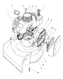 Engine Assembly Diagram and Parts List for 16585 8004252-8999999 - 1988 Toro Lawn Mower