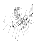 Governor Assembly Diagram and Parts List for 16585 8004252-8999999 - 1988 Toro Lawn Mower