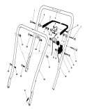 Part Location Diagram of 12-5669 Toro Upper Handle/Decal