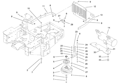 Part Location Diagram of E800820 Toro Screw-Hh