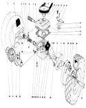Gear Case Assembly Diagram and Parts List for 16655 7000001-7999999 - 1977 Toro Lawn Mower