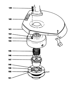 Cutter Head Assembly Diagram and Parts List for 51625 9000001 - 9999999 Toro Trimmer