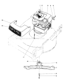 Engine Diagram and Parts List for 16711 7000001-7999999 - 1977 Toro Lawn Mower