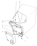 Grass Bag Assembly Diagram and Parts List for 16756 8000001-8999999 - 1978 Toro Lawn Mower