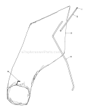 Giant Bagging Kit Diagram and Parts List for 16770 3000001-3999999 - 1983 Toro Lawn Mower
