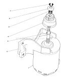 Starter Assembly Diagram and Parts List for 16770 3000001-3999999 - 1983 Toro Lawn Mower