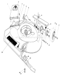 Housing Assembly Diagram and Parts List for 16770 4000001-4999999 - 1984 Toro Lawn Mower
