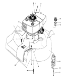 Engine Diagram and Parts List for 16771 3000001-3999999 - 1983 Toro Lawn Mower