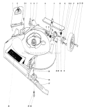 Housing Assembly Diagram and Parts List for 16771 3000001-3999999 - 1983 Toro Lawn Mower