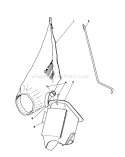 Bagging Kit Diagram and Parts List for 16775 0000001-0999999 - 1990 Toro Lawn Mower