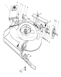 Housing Assembly Diagram and Parts List for 16775 4000001-4999999 - 1984 Toro Lawn Mower