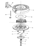 Page K Diagram and Parts List for 16775 7000001-7999999 - 1987 Toro Lawn Mower