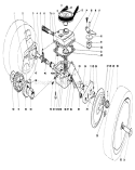 Gear Case Assembly Diagram and Parts List for 16775 7000001-7999999 - 1987 Toro Lawn Mower