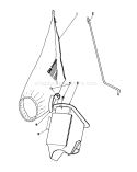 Bagging Kit Diagram and Parts List for 16775 8000001-8022965 - 1988 Toro Lawn Mower