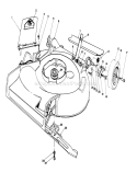 Housing Assembly Diagram and Parts List for 16775 8000001-8022965 - 1988 Toro Lawn Mower