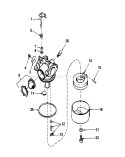 Carburetor Assembly Diagram and Parts List for 16775 8022966-8999999 - 1988 Toro Lawn Mower