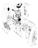 Gear Case Assembly Diagram and Parts List for 16775 8022966-8999999 - 1988 Toro Lawn Mower
