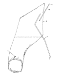 Giant Bagging Kit Diagram and Parts List for 16775 8022966-8999999 - 1988 Toro Lawn Mower