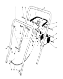 Handle Assembly Diagram and Parts List for 16775 8022966-8999999 - 1988 Toro Lawn Mower