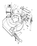 Housing Assembly Diagram and Parts List for 16775 8022966-8999999 - 1988 Toro Lawn Mower