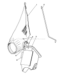 Bagging Kit Diagram and Parts List for 16775 9000001-9999999 - 1989 Toro Lawn Mower