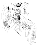 Gear Case Assembly Diagram and Parts List for 16775 9000001-9999999 - 1989 Toro Lawn Mower