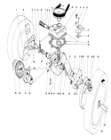 Gear Case Assembly Diagram and Parts List for 16780 3000001-3999999 - 1983 Toro Lawn Mower