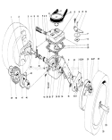 Gear Case Assembly Diagram and Parts List for 16780 4000001-4999999 - 1984 Toro Lawn Mower