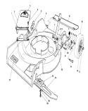 Housing Assembly Diagram and Parts List for 16785 0000001-0999999 - 1990 Toro Lawn Mower