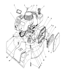Engine Diagram and Parts List for 16785 0000001-0999999 - 1990 Toro Lawn Mower