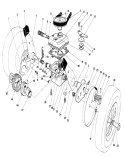 Gear Case Assembly Diagram and Parts List for 16785 0000001-0999999 - 1990 Toro Lawn Mower