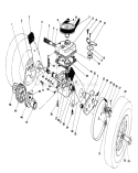 Gear Case Assembly Diagram and Parts List for 16785 1000001-1999999 - 1991 Toro Lawn Mower
