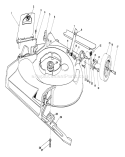 Housing Assembly Diagram and Parts List for 16785 5000001-5999999 - 1985 Toro Lawn Mower
