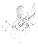 Governor Assembly Diagram and Parts List for 16785 6000001-6999999 - 1986 Toro Lawn Mower