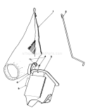 Bagging Kit Diagram and Parts List for 16785 7000001-7999999 - 1987 Toro Lawn Mower